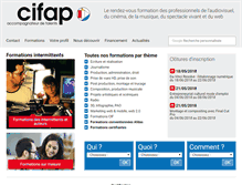 Tablet Screenshot of cifap.com